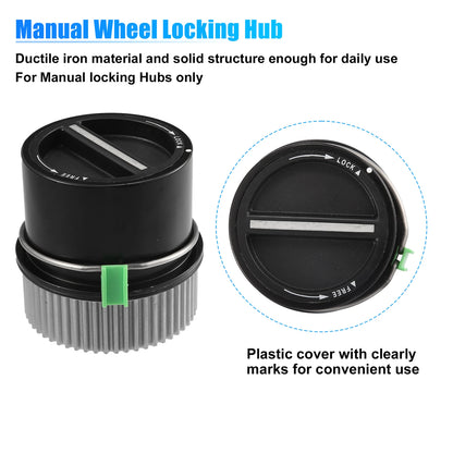 4WD Front Manual Wheel Locking Hub Axle Actuator for Ford (2000-2004)