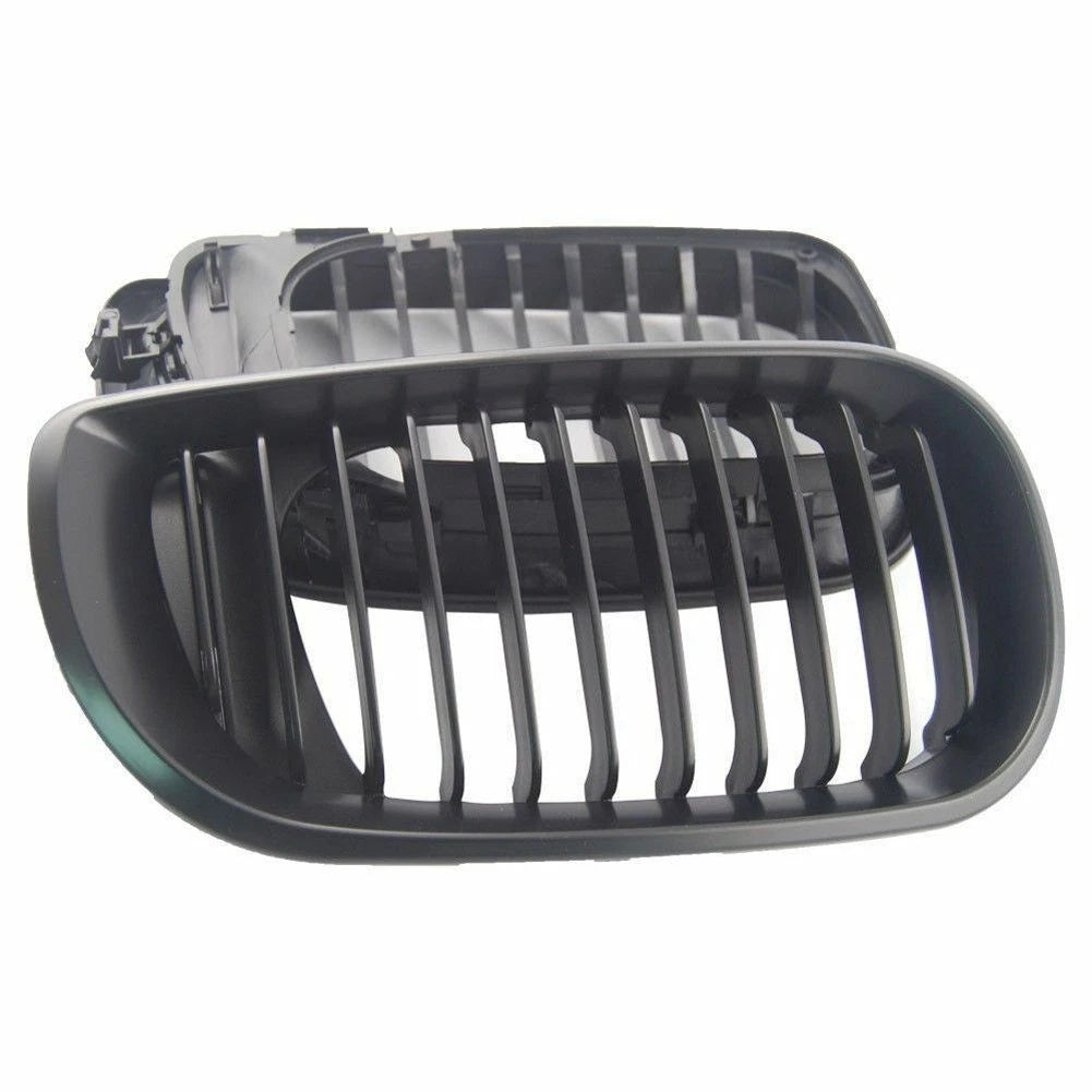 Matte Black Front Hood Kidney Grille for BMW E46 320i 323i 325i 328i (2002-2005)