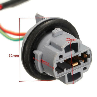 Light Bulb Socket / Pair / Turn Signal Light Pigtail Wire