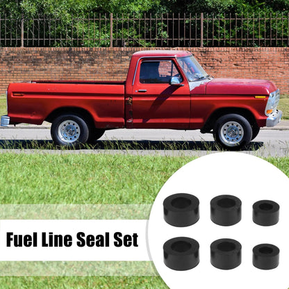 Fuel Line Seal Rubber Diesel Sleeve Set for Ford Powerstroke (1994-2003)