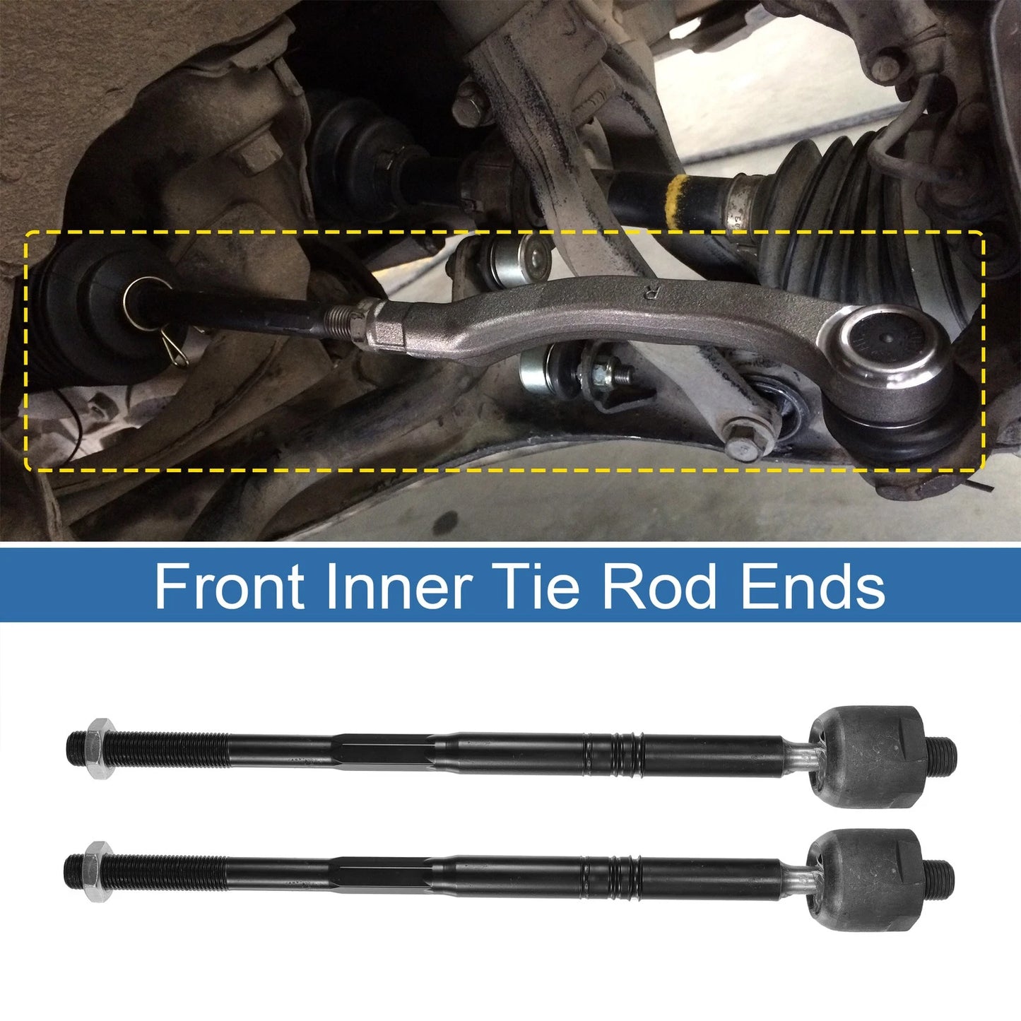 Front Inner Tie Rod End Links for Chevrolet Equinox (2010 - 2017)
