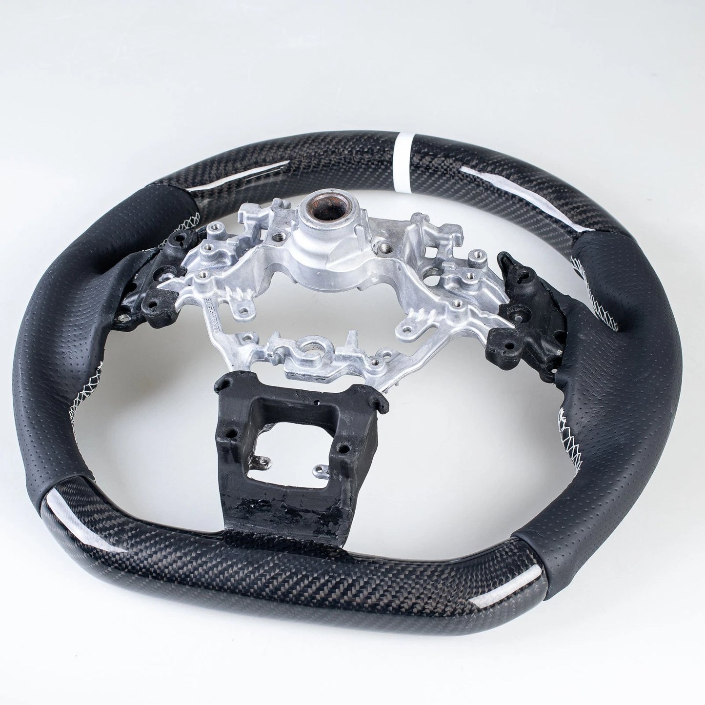 Carbon Flat Bottom Leather Steering Wheel for Subaru WRX (2022-2023)