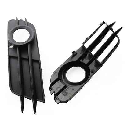 Black Front Bumper Fog Light Grille for Audi A6 C7 (2012-2015)