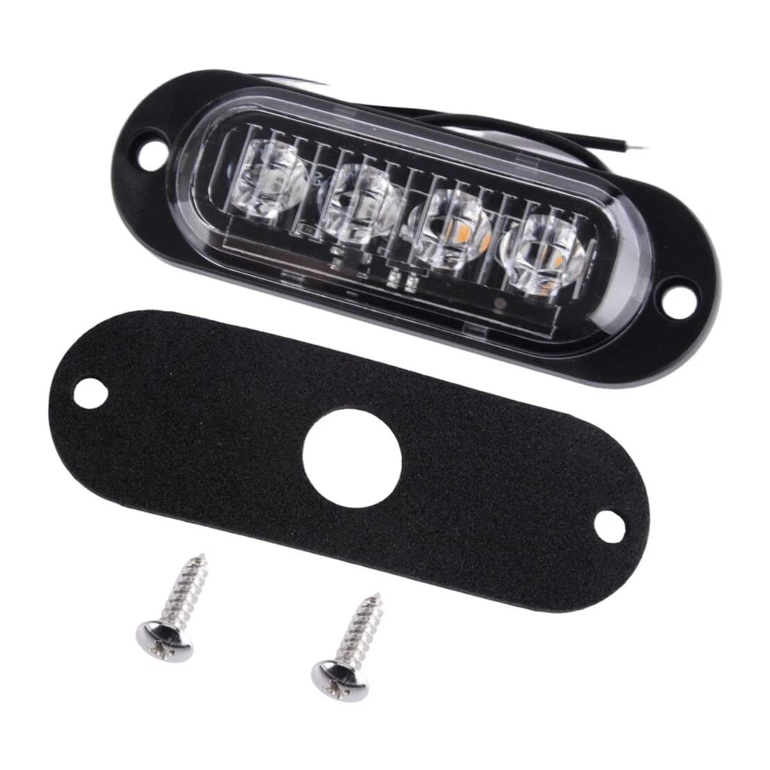 10x Amber LED Side Marker Lights for Trailer RV Truck Lorry A8