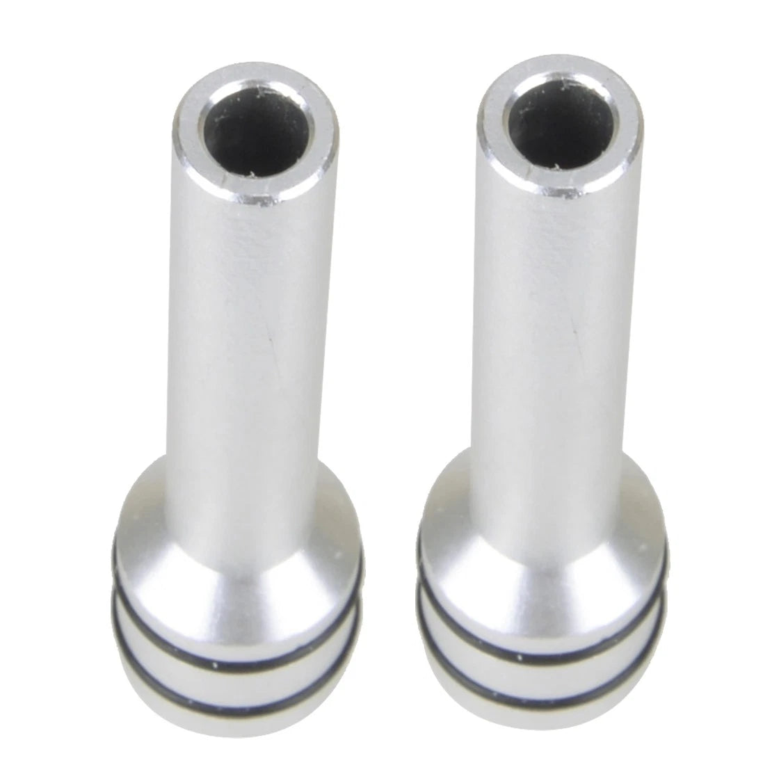4 x Aluminium Door Latch Pin Covers for Car Interior - 49mm (Fits Various Models)