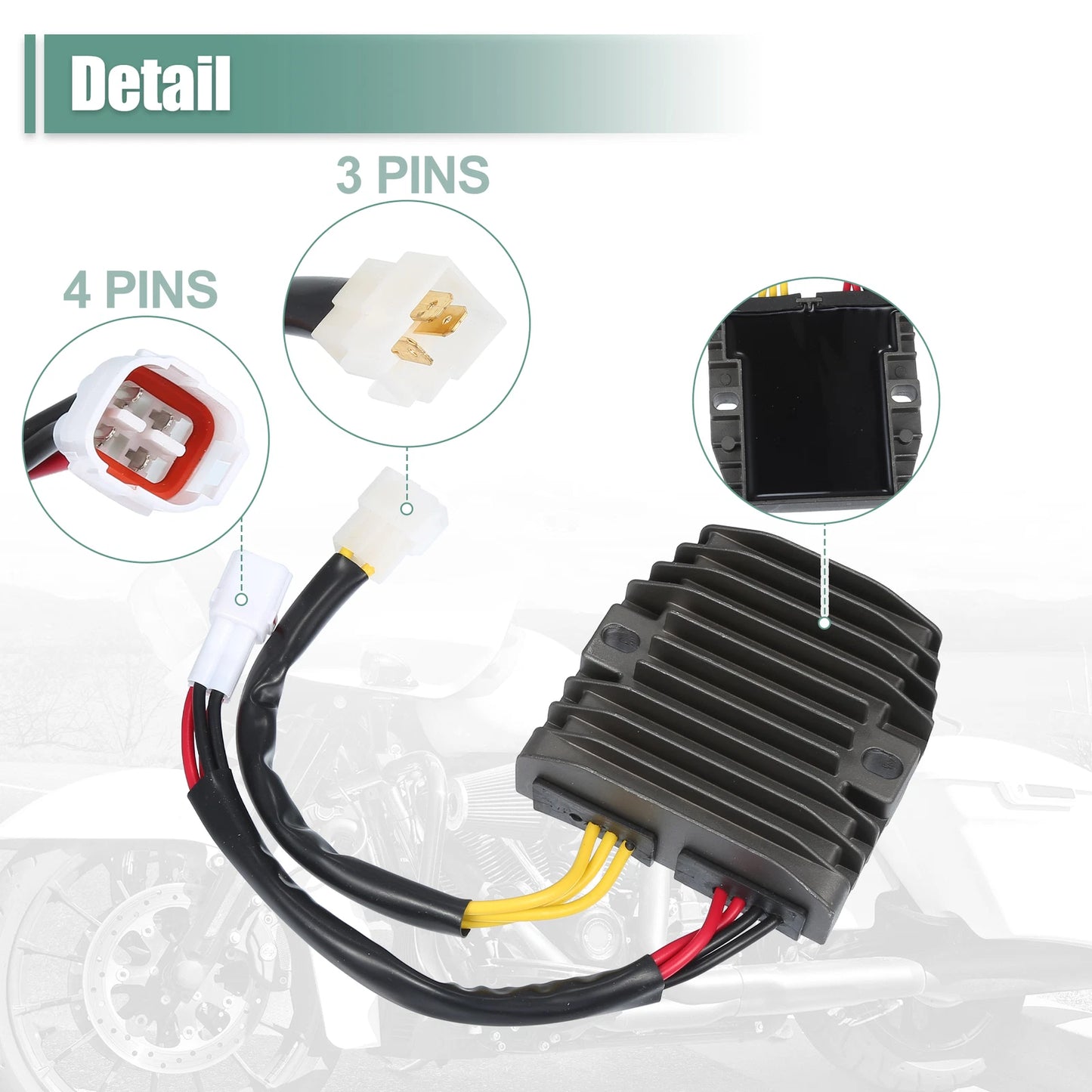 Motorcycle Regulator Rectifier for Suzuki GSXR 750 (2006-2009, 2011-2017)