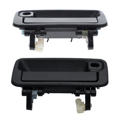 2 x Front Outer Door Handles Black for Suzuki Vitara TA (1988-1998)