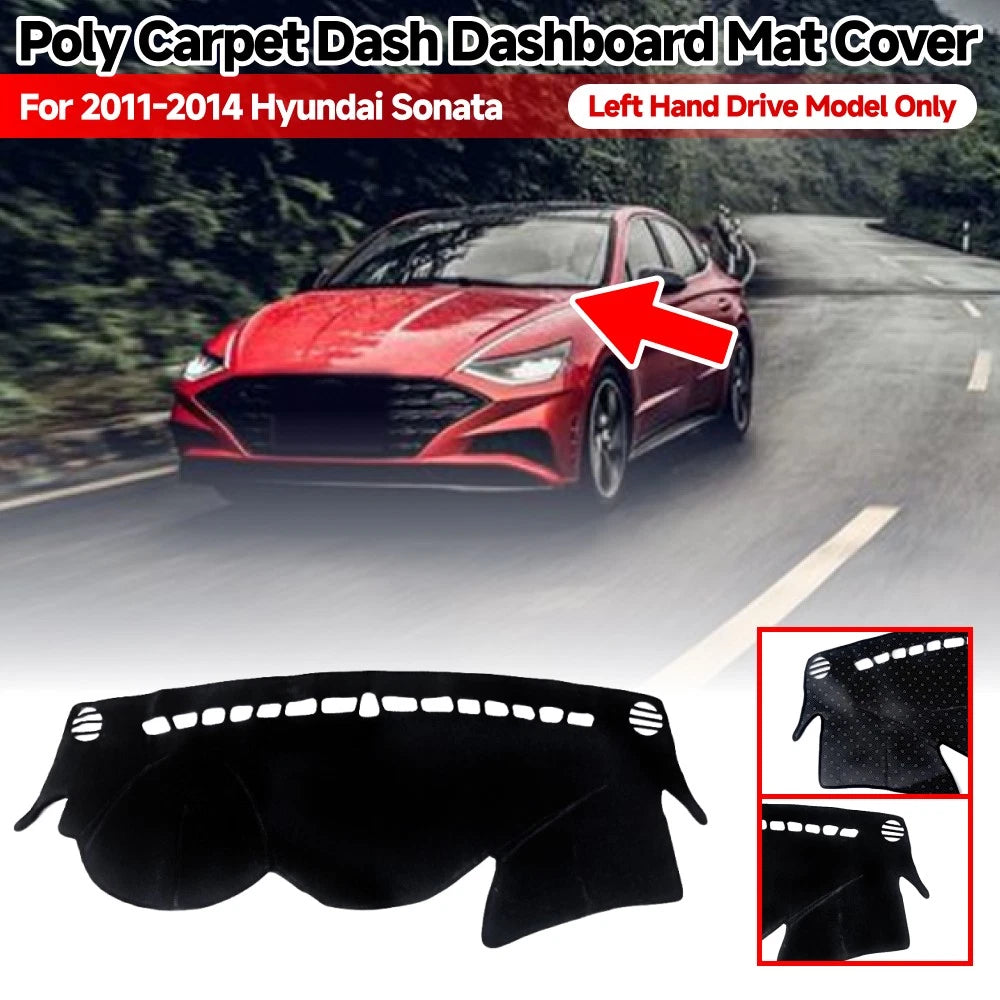 Dash Cover Mat Anti-glare for Hyundai Sonata (2011–2014)