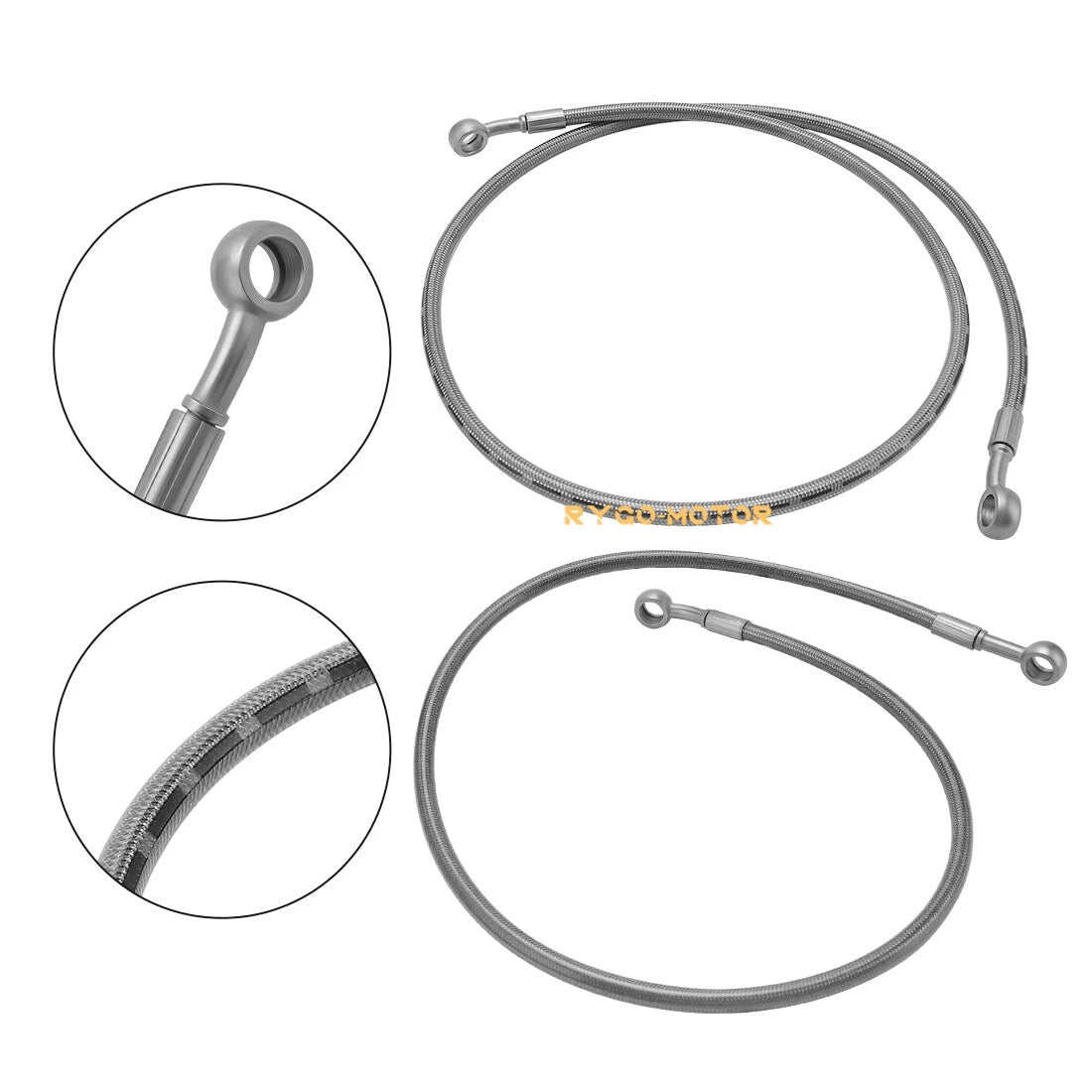 Brake Lines Left & Right for Polaris Ranger 800 500 400 EV Ranger Crew 500