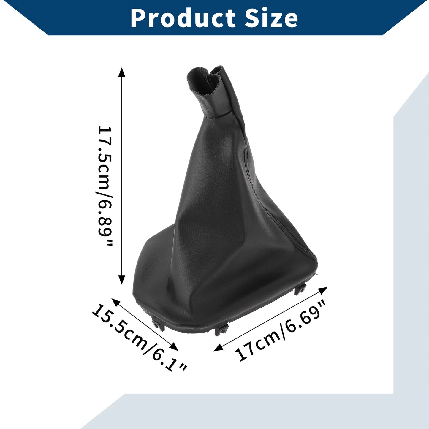Black Leather Gear Shift Gaiter for BMW E39 (1995-2004)