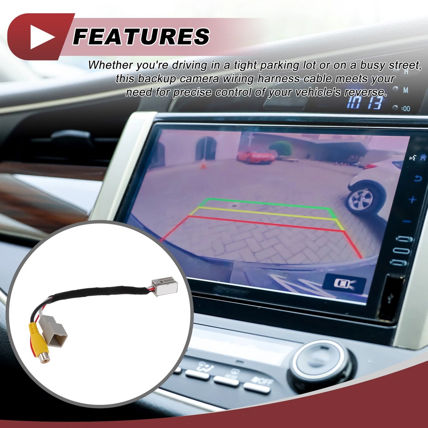 Rear View Camera Adapter Wire Harness for Mitsubishi Outlander (2013-2020)