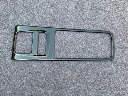 Interior Gear Shift Panel Cover for 2020-2024 Toyota Harrier Venza Black Frame