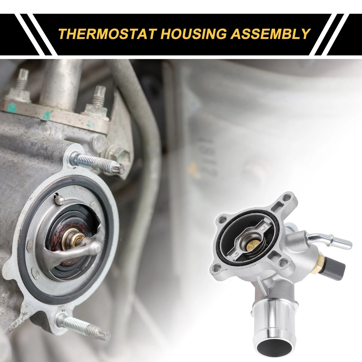 Engine Coolant Thermostat Housing for Jeep Cherokee (2014-2023)