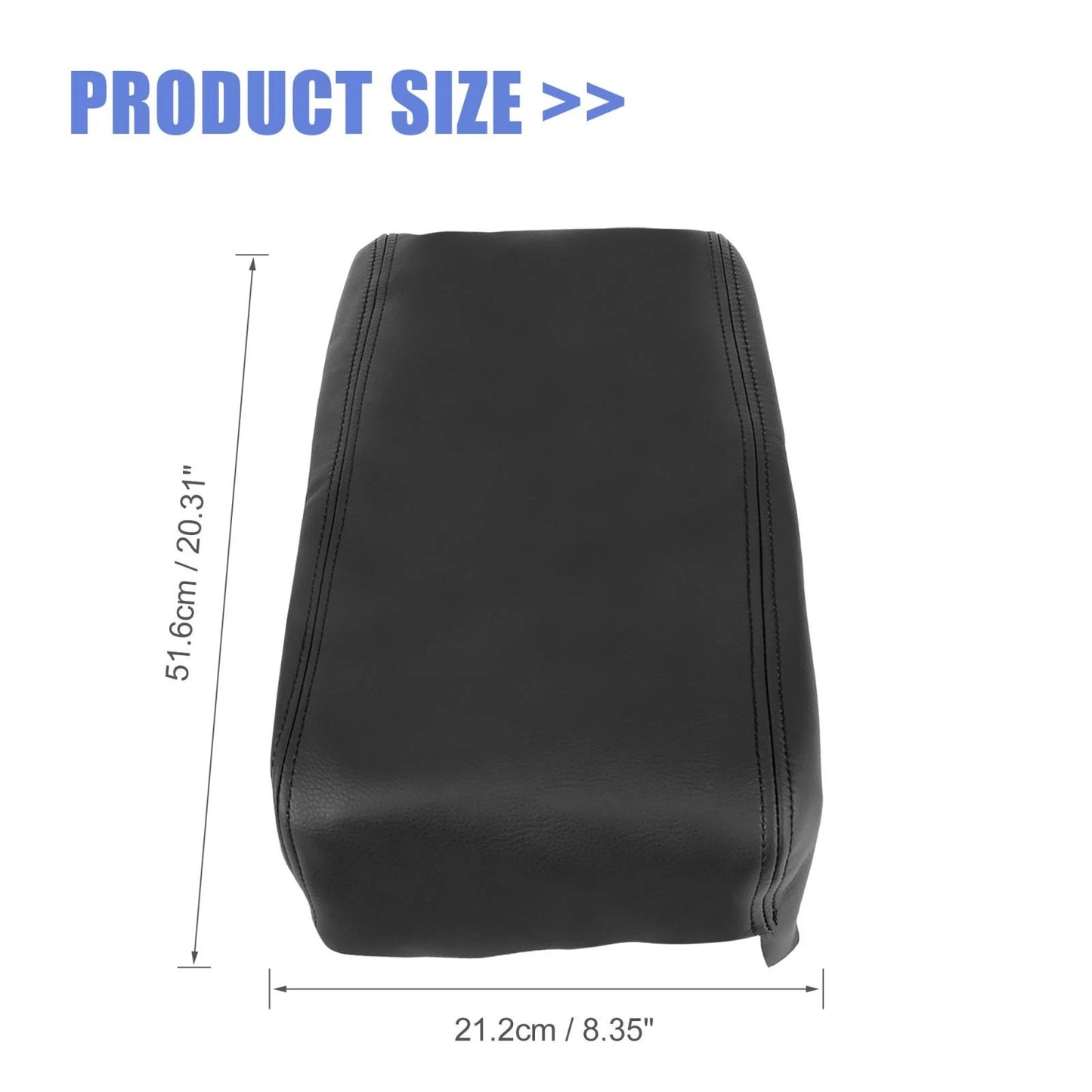 Center Console Lid Armrest Cover for Dodge Charger (2008 - 2010) Black