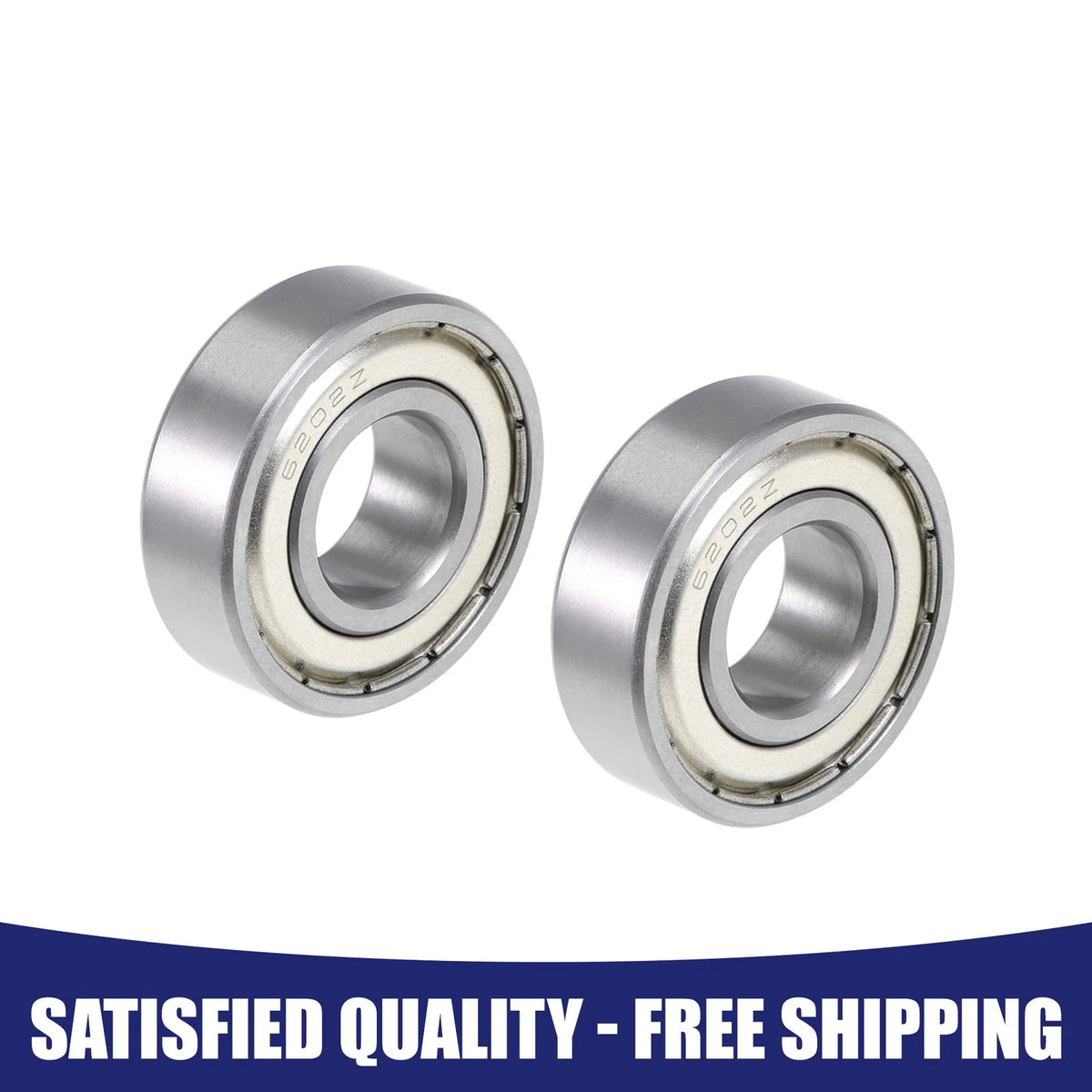 6202ZZ 2 x Ball Bearing 15x35x11mm Double Shielded P6 ABEC-3 for Universal
