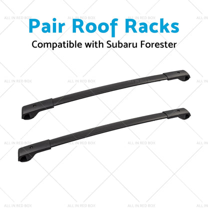 Black Roof Racks Cross Bars for Subaru Forester (2008-2021)