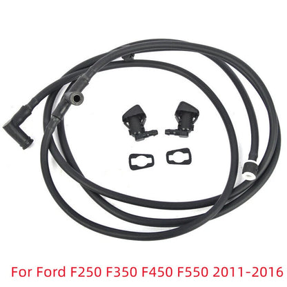 Windshield Washer Hose & Jet Nozzles for Ford F-250 F-350 (2011–2016)