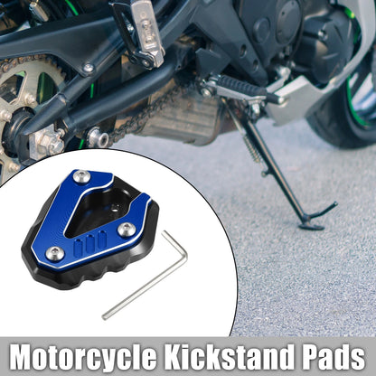 Set Aluminum Alloy Kickstand Pad for BMW S1000RR Blue (2019-2023)