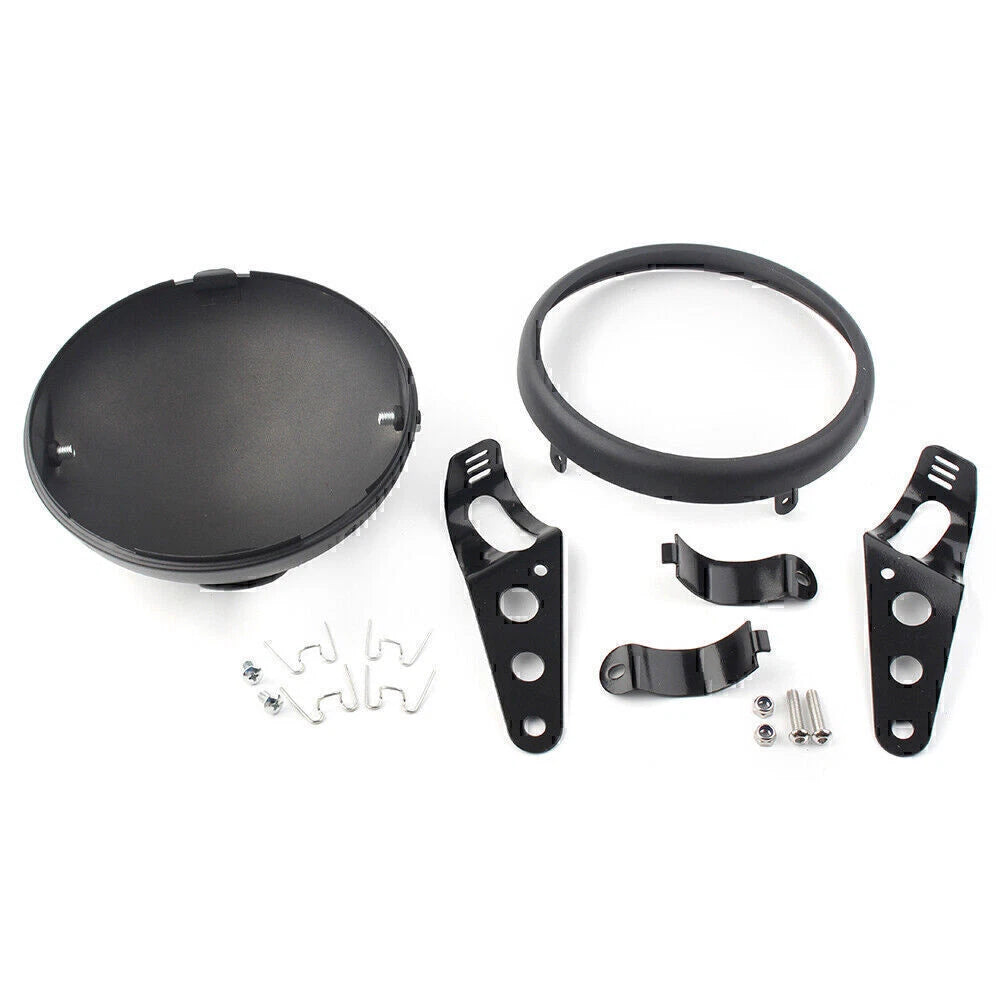 7-Inch Retro LED Headlight Shell for Harley Motorcycle