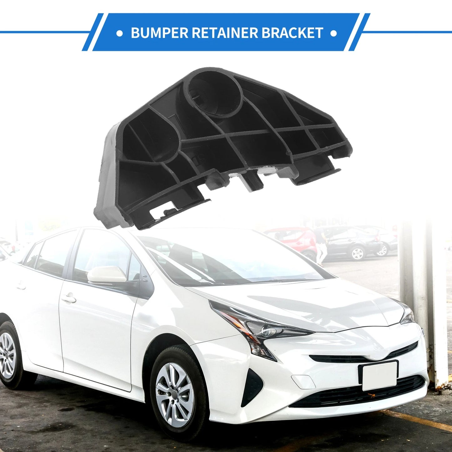 1x Left Rear Bumper Retainer Bracket for Toyota Corolla (2009–2011)