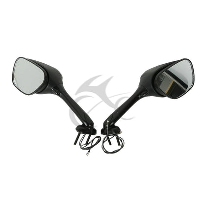 LED Turn Signal Side View Mirrors for Suzuki GSXR600 GSXR750 (2006-2025)
