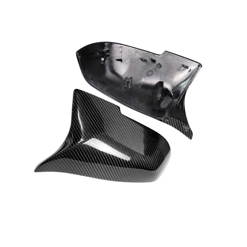 Pair Real Carbon Fiber Replace Side Mirror Cover Cap for BMW F30 F31 3 Series