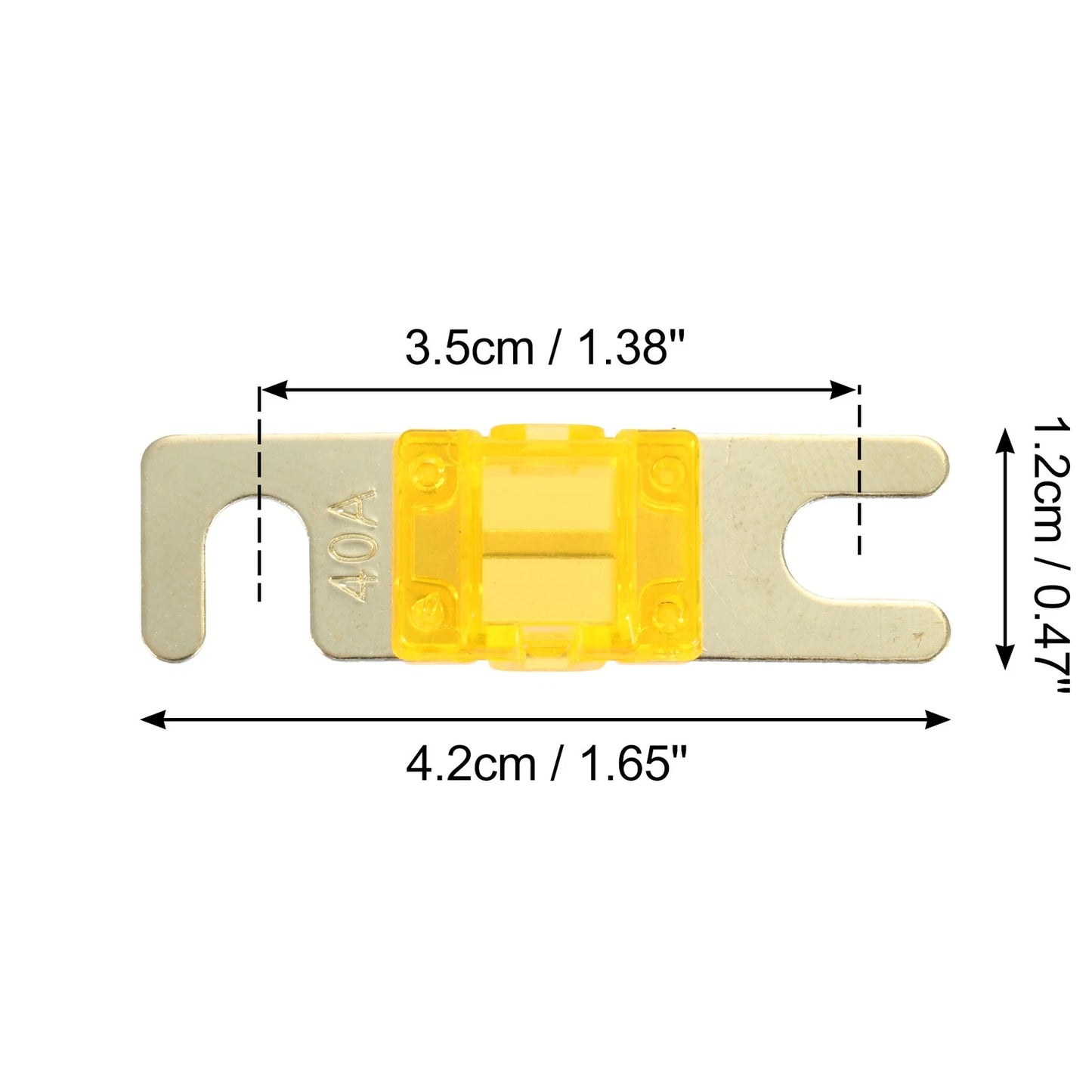 10 x 40A AFS Mini ANL Fuse for Cars, Trucks, Motorcycles