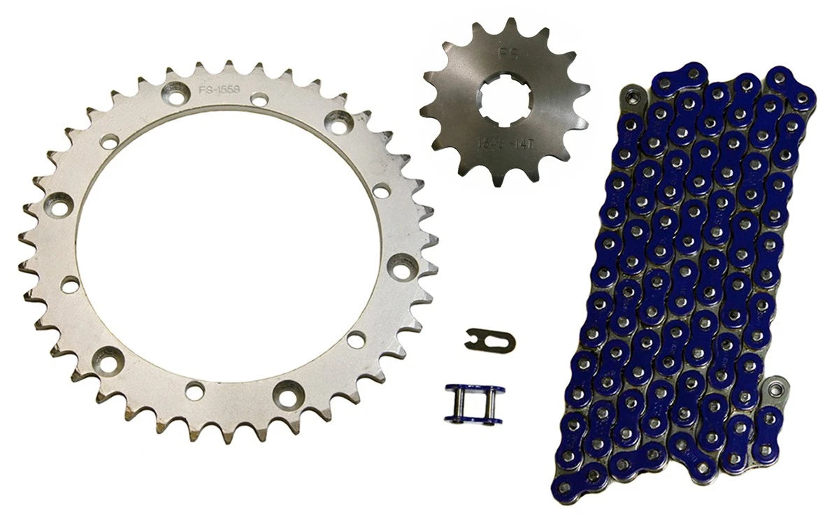 2 x Drive Chain 520x100 & Sprockets 14/40 for Yamaha Warrior 350 (1989–2004)