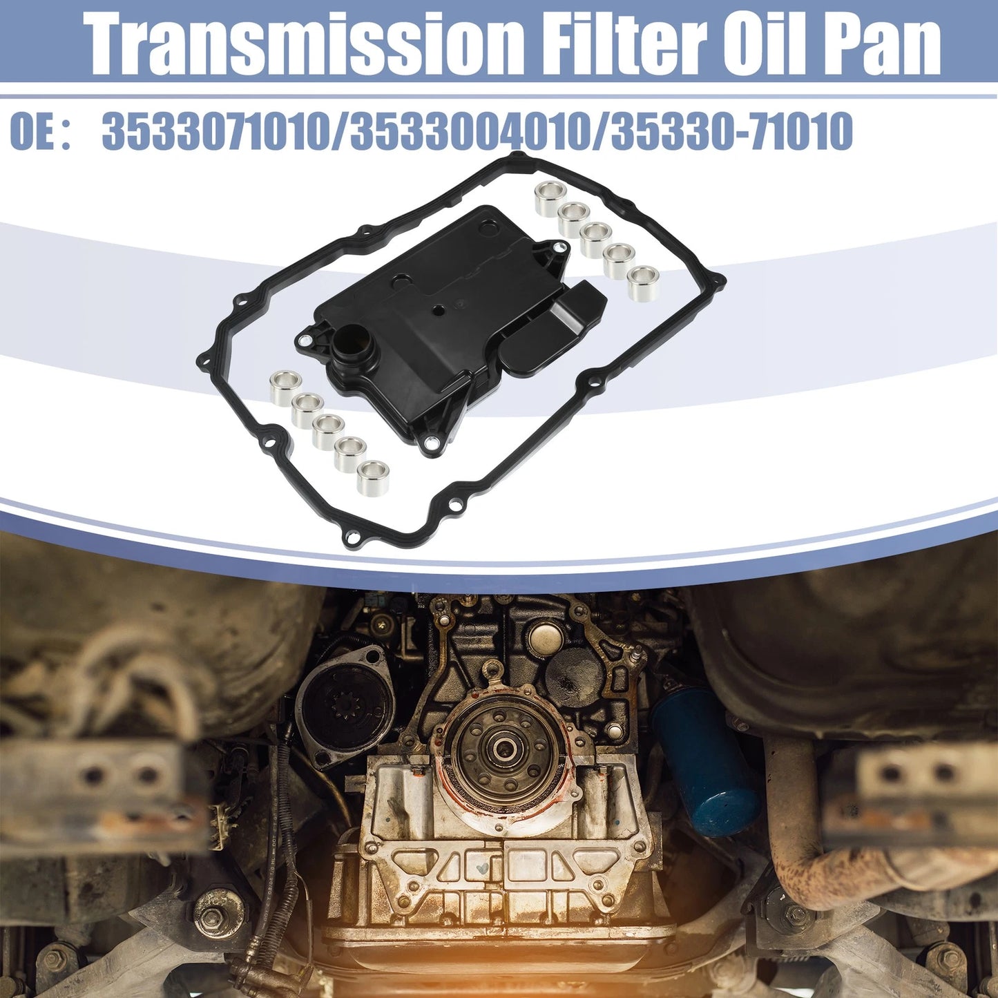 Automatic Transmission Filter Oil Pan Gasket Kit Toyota Tacoma (2016–2021)