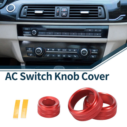 AC Media Switch Knob Cover for BMW 1 2 3 3GT 4 Series F20 F22 F30 F31 (2012-2020)
