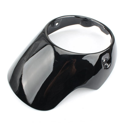Headlight Fairing Windshield Cover Gloss Black for Triumph Bonneville (2016-2023)