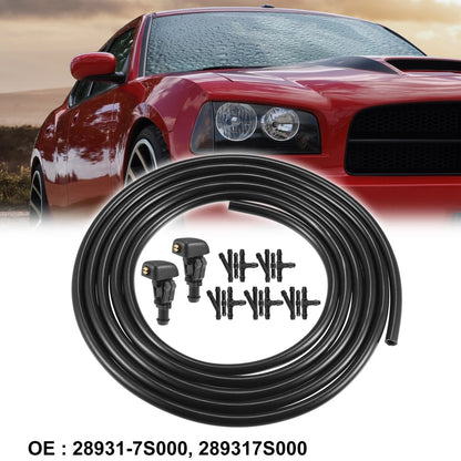 Windshield Washer Nozzles & 2.5m Hose for Nissan Infiniti