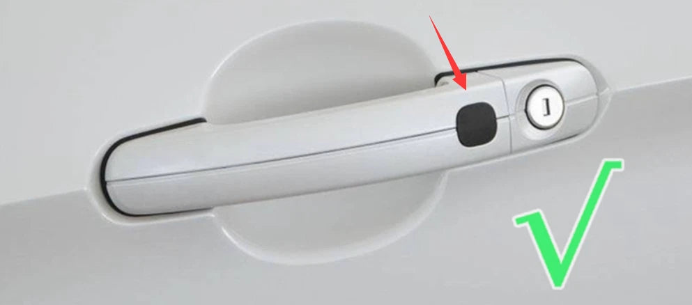 Door Handle Bowl Smartkey Set Cover Trim for Ford Escape Kuga (2013-2019)