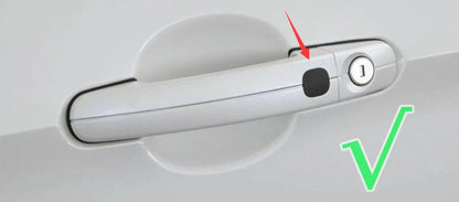 Door Handle Bowl Smartkey Set Cover Trim for Ford Escape Kuga (2013-2019)