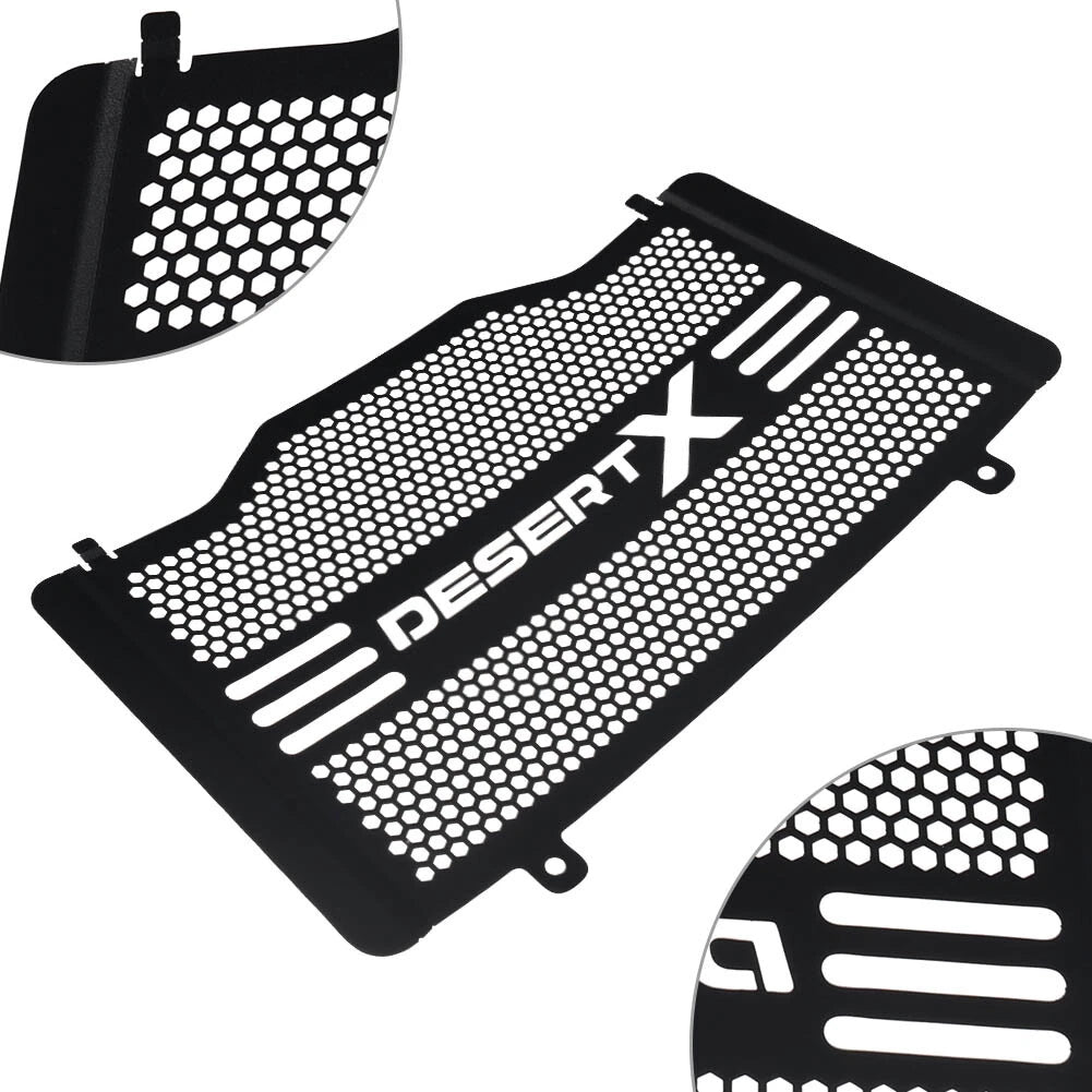 Black Radiator Grille Guard Cover for Ducati Desert X (2022-2023)