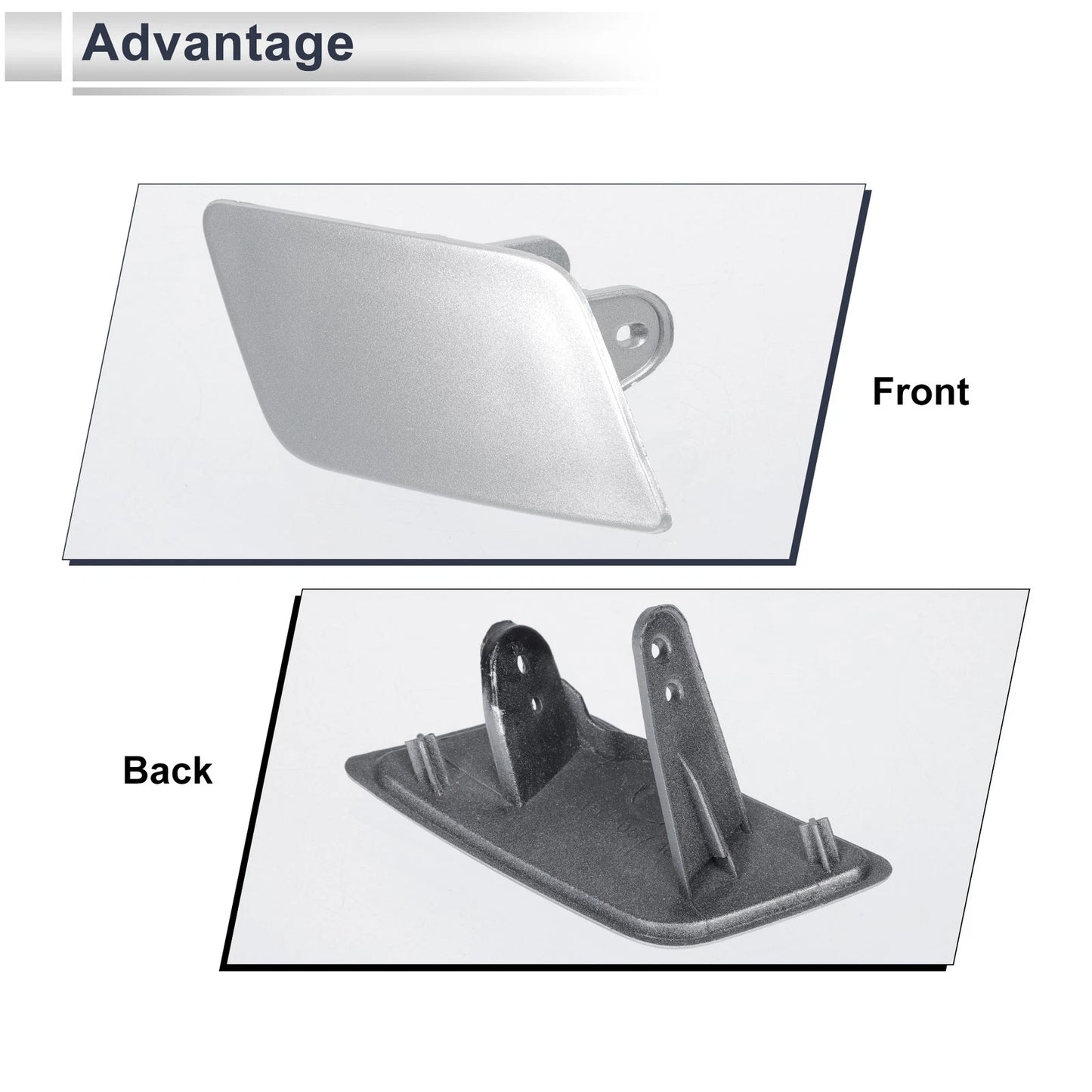 Front Right Side Bumper Headlight Washer Nozzle Cover Cap for BMW 335i