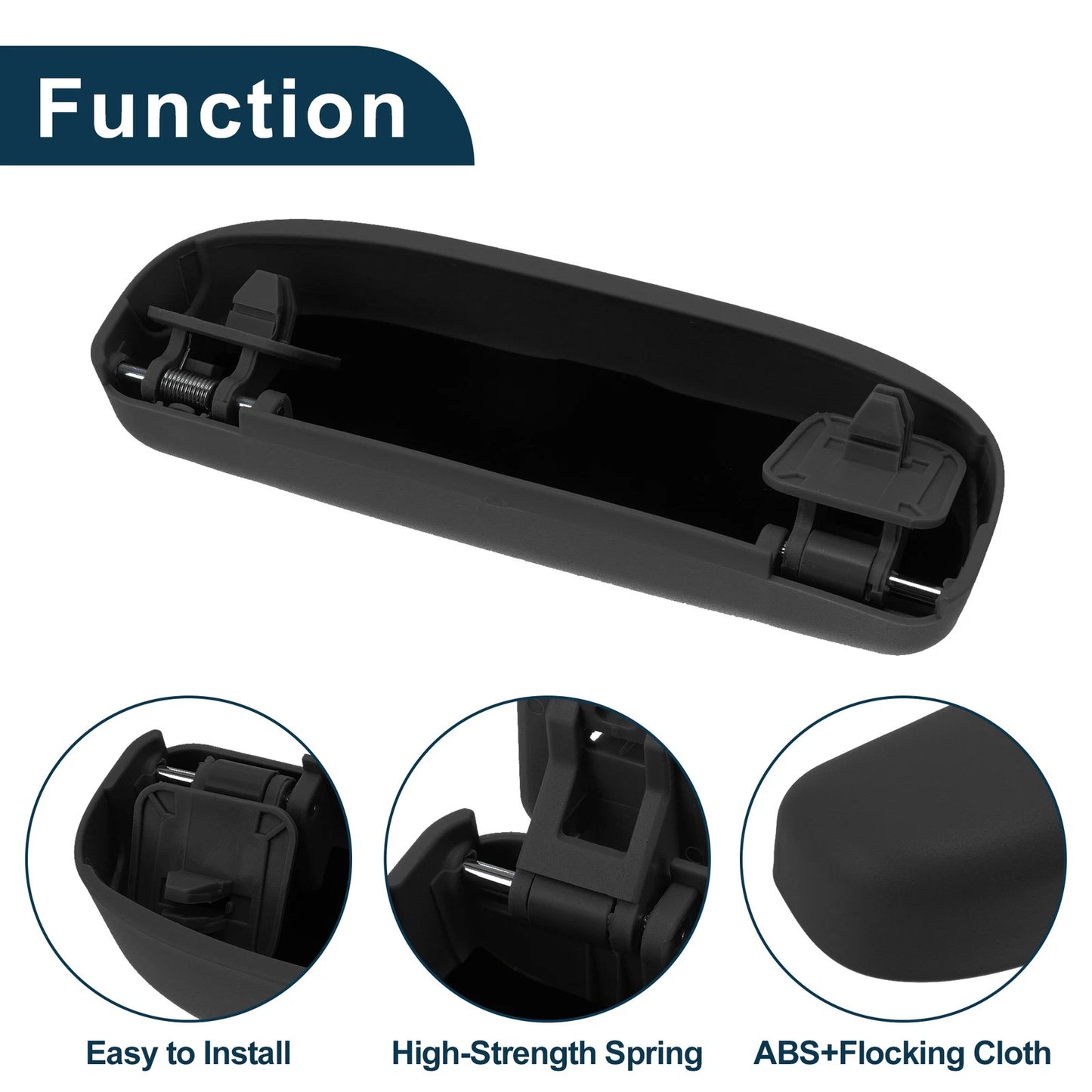 Sunglasses Case for Honda Civic (2016-2021) Eyeglasses Holder Storage Black