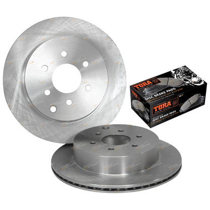 Rear Disc Brake Rotors + Pads for Pathfinder R51 (2005 - 2013)