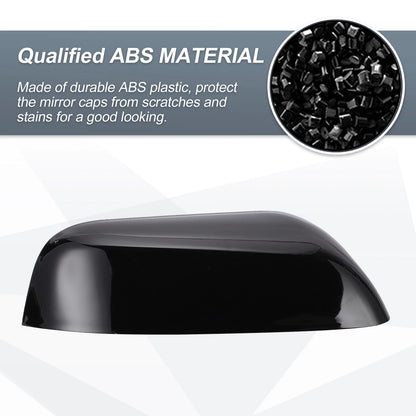 Right Side Rearview Mirror Cover Cap Gloss Black for Ford Explorer (2016-2019)