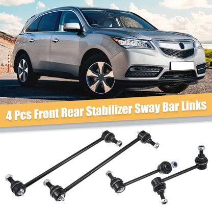 4 x Front & Rear Sway Bar Links for Acura MDX (2006-2013)