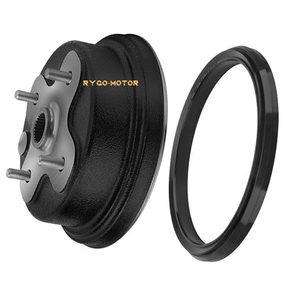 Front/Rear Brake Drum Hub & Dust Seal for Yamaha Timberwolf 250 (1994–2000)