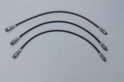 Braided Brake Hose Set (3) for Dodge D5N-200 & 300 Series