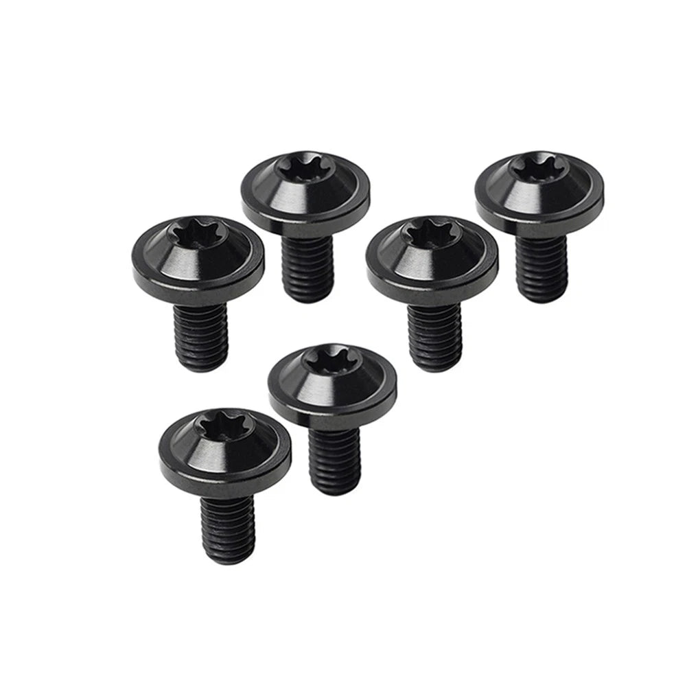 6 x M6x25mm Titanium Alloy Torx Head Bolts for Bike Motor