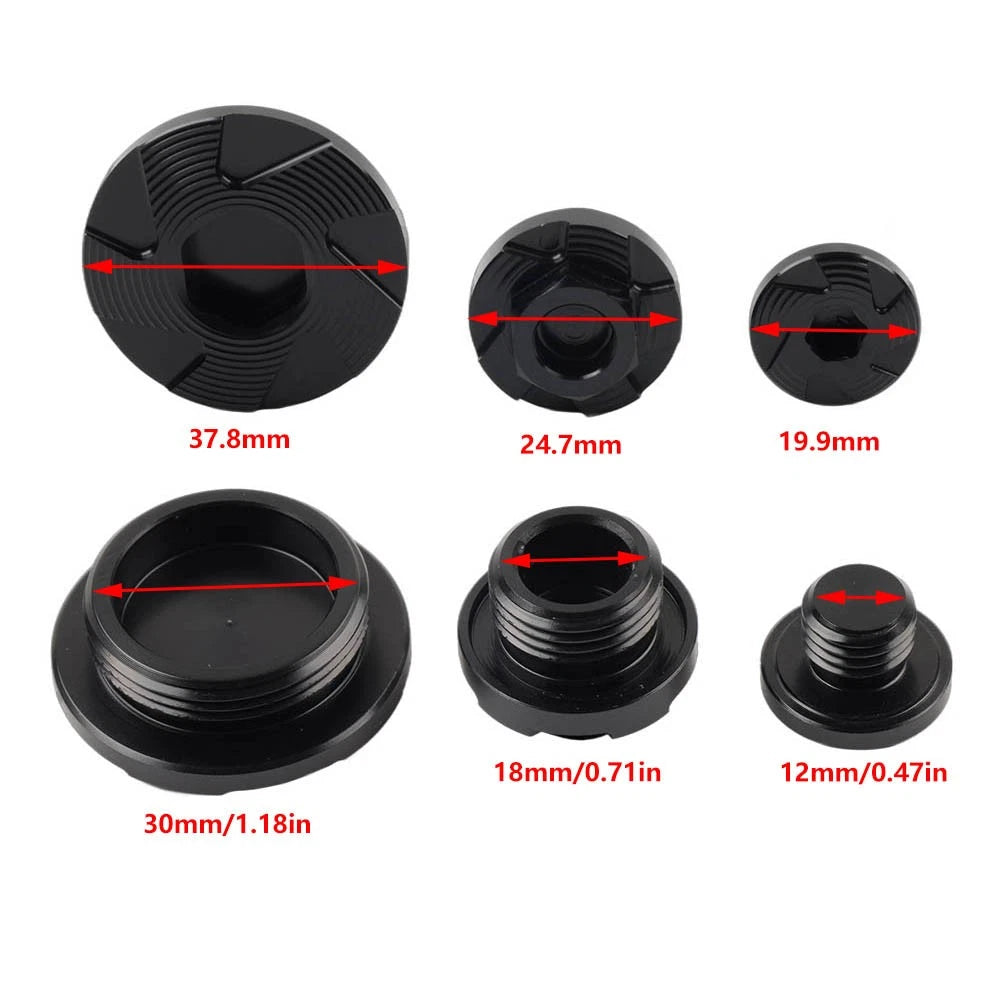 Engine Timing Oil Filter Plugs Screw Bolt Set for Kawasaki KX250 KX450 KLX450R
