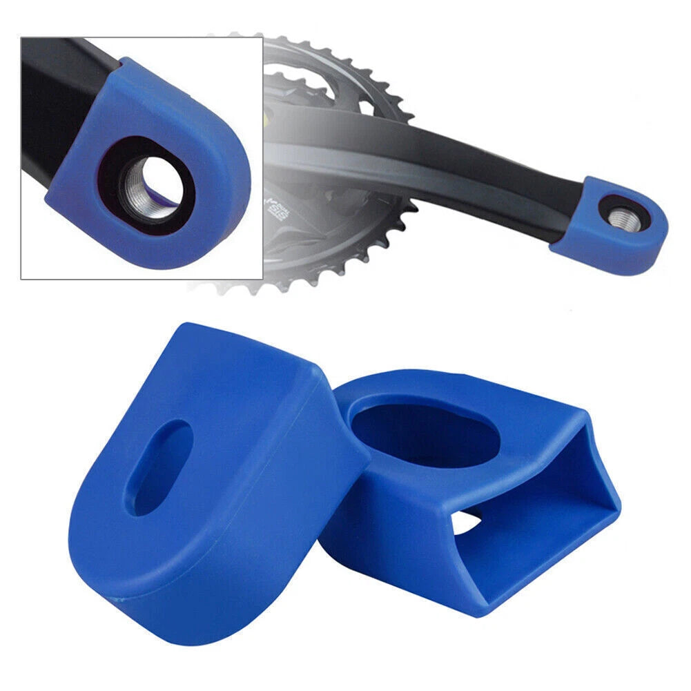 2 x Crankset Protector Black Cover Guard for SRAM/FSA MTB Bike Crankset
