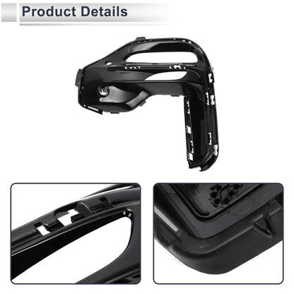 1 x Front Left Fog Light Grill for BMW X5 (2019-2022) Black