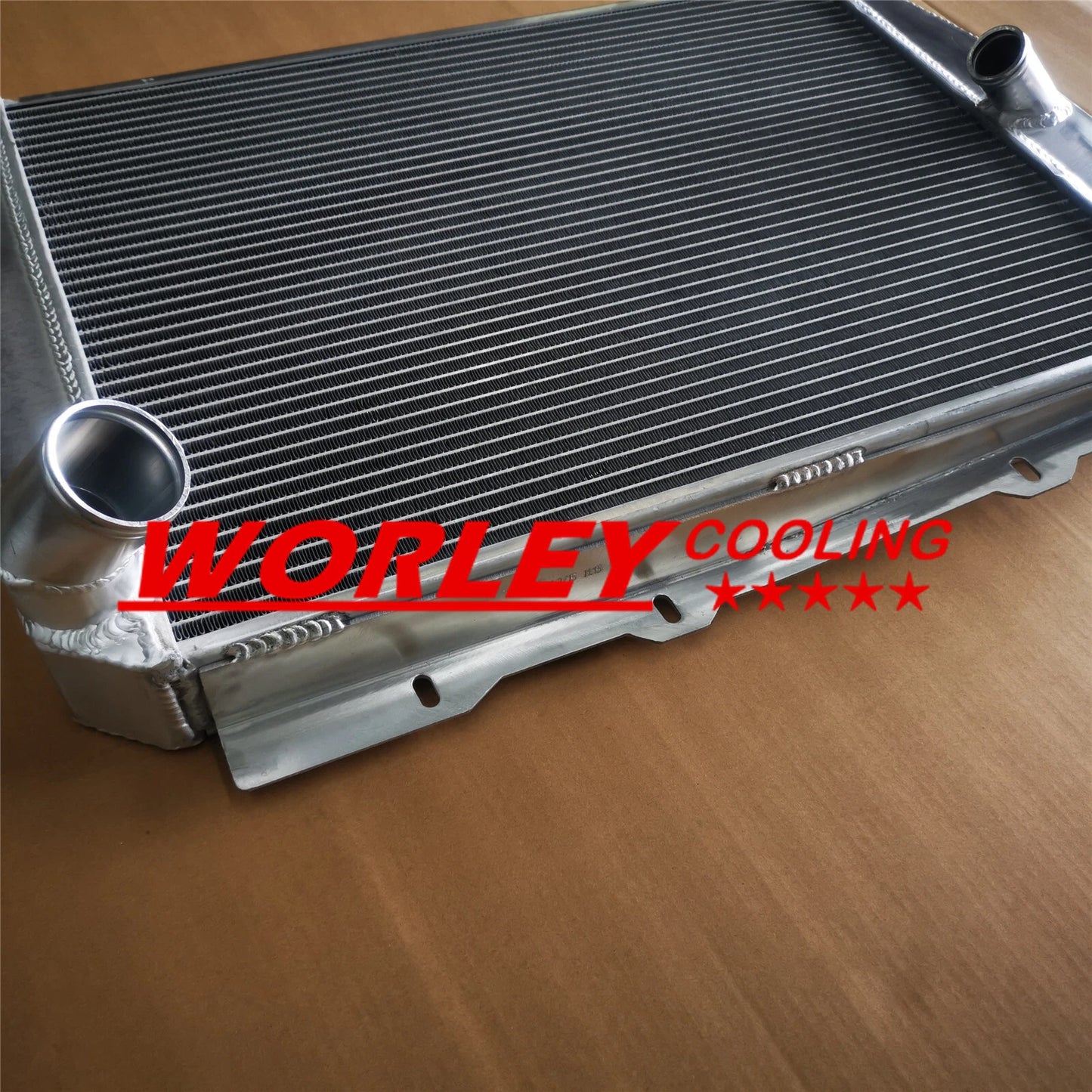 3 Row Aluminum Radiator for Chevy Hot/Street Rod 6 Cyl. w/Tranny Cooler (1938)