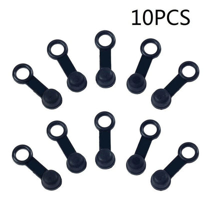 Brake Bleed Nipple Screw Dust Cap Cover Rubber 10pcs for Motorcycle Motorbike