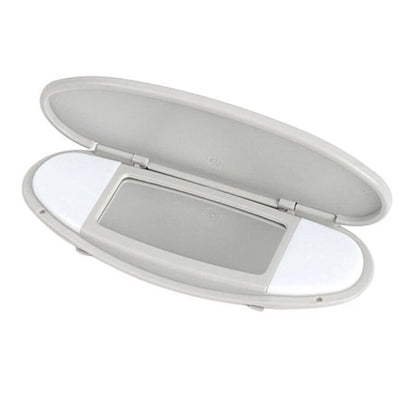 Sun Visor Vanity Mirror Cover for BMW Mini R55 R56 R60 (2007-2014) Gray