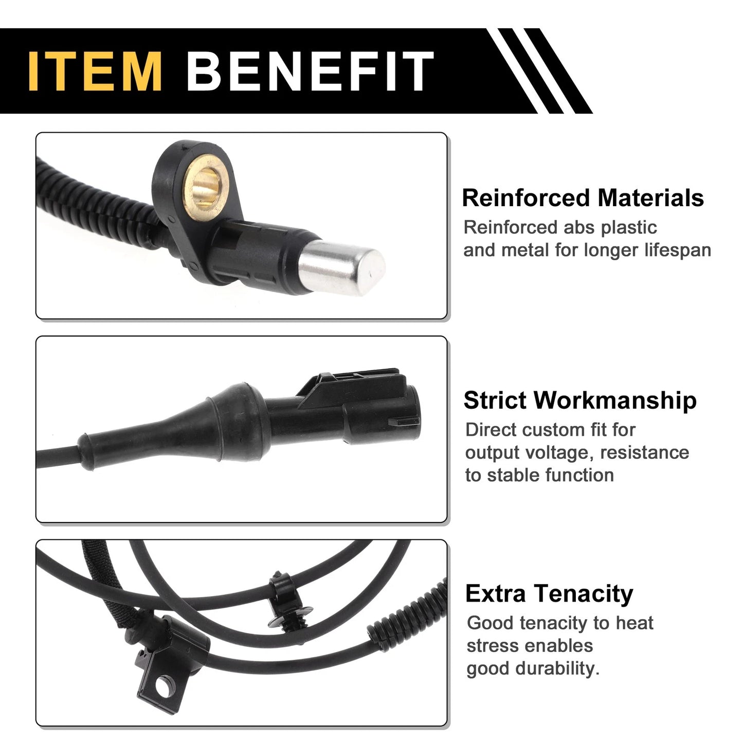 ABS Wheel Speed Sensor for Ford F-250 F-450 F-550 Super Duty (2005-2023)